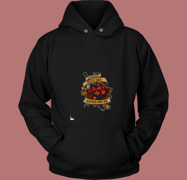 What Doesn’t Kill Me Gives Me Xp 80s Hoodie