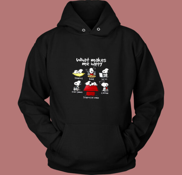 What Makes Me Happy Vintage Hoodie