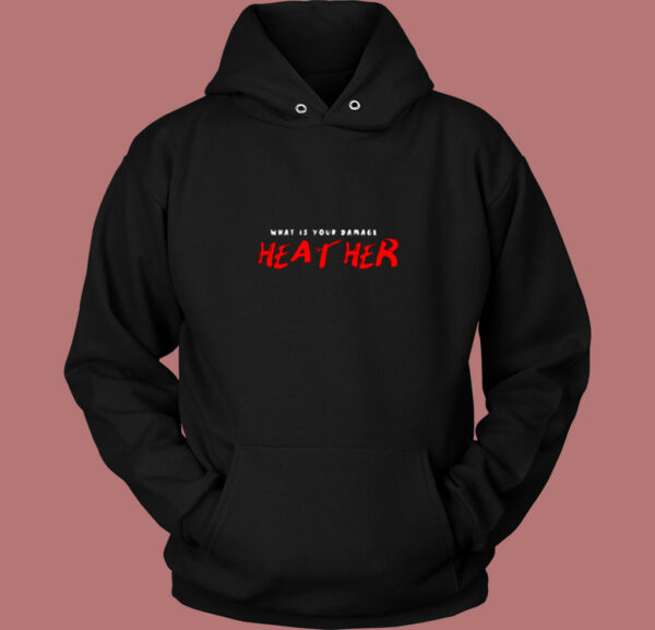 What’s Your Damage Heather Vintage Hoodie