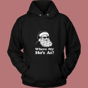 Where My Hos At 80s Hoodie