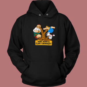 Who Wants Clam Chowder Hoodie Style