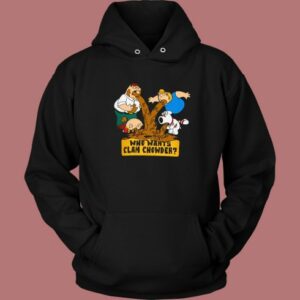 Who Wants Clam Chowder Hoodie Style
