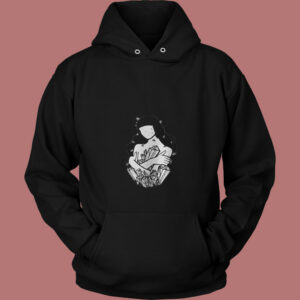 Wiccan Crystal Healing 80s Hoodie