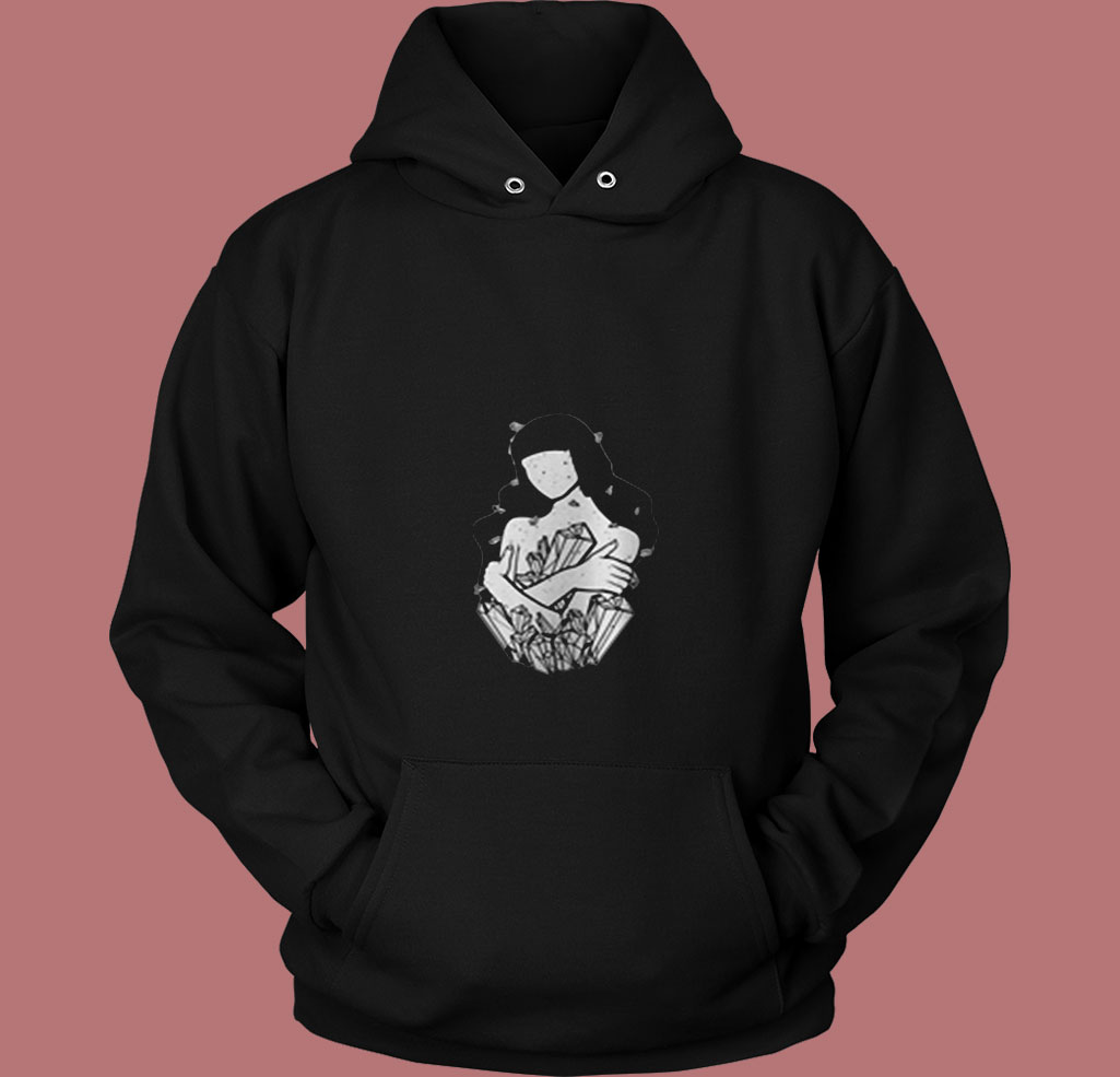 Wiccan Crystal Healing 80s Hoodie Wiccan Crystal Healing 80s Hoodie