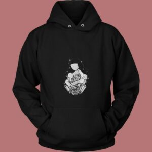 Wiccan Crystal Healing 80s Hoodie