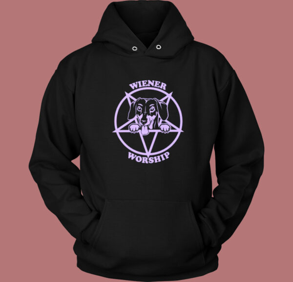 Wiener Worship Hoodie Style
