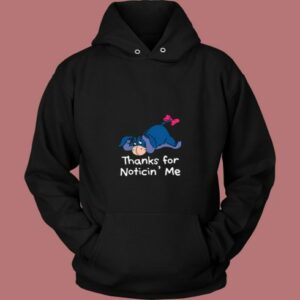 Winnie The Pooh Eeyore Quote 80s Hoodie