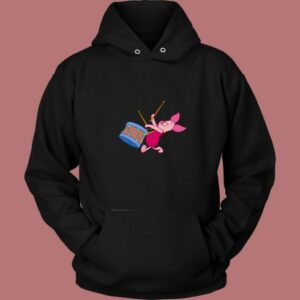 Winnie The Pooh Piglet 80s Hoodie