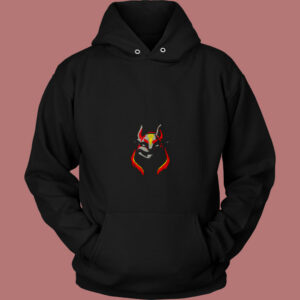 Wolf Head Fortnite Games 80s Hoodie