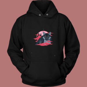 Wolf Moon Woods Wolves Vintage Hoodie