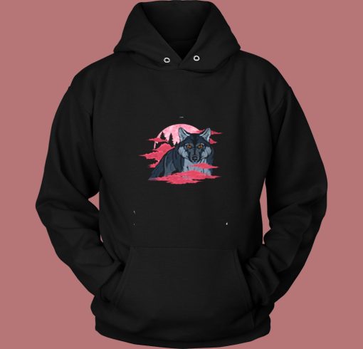 Wolf Moon Woods Wolves Vintage Hoodie Wolf Moon Woods Wolves Vintage Hoodie