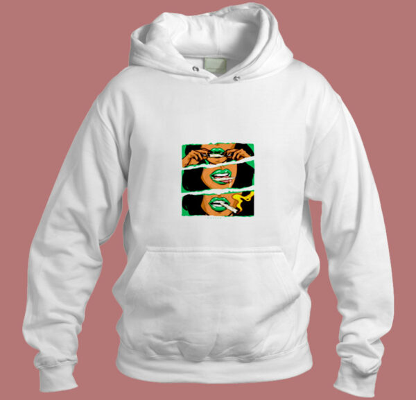 Women Rolling Blunt Aesthetic Hoodie Style