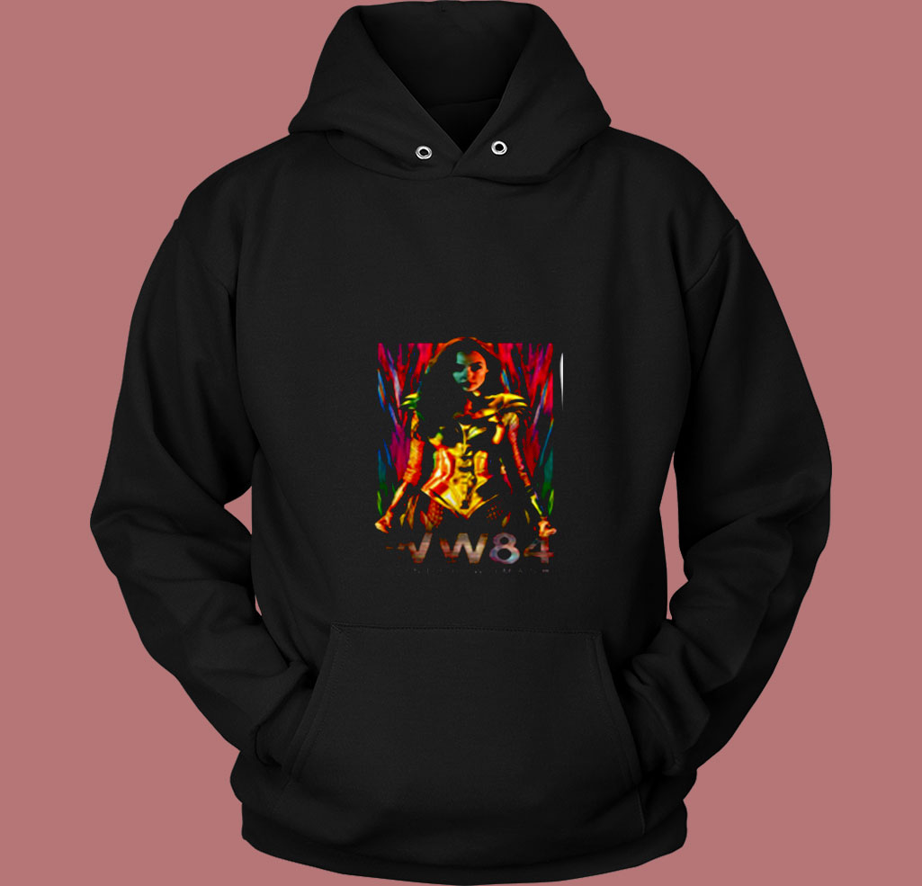 Wonder Woman 84 Golden Warrior 80s Hoodie Wonder Woman 84 Golden Warrior 80s Hoodie