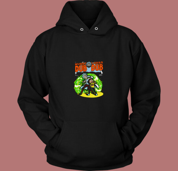 Wubba Lubba Batman Robin Comic Parody 80s Hoodie