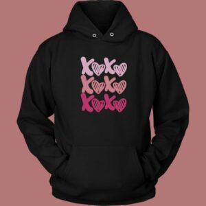 Xo Heart Kisses Happy Valentine Day Hoodie Style