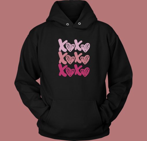 Xo Heart Kisses Happy Valentine Day Hoodie Style Xo Heart Kisses Happy Valentine Day Hoodie Style