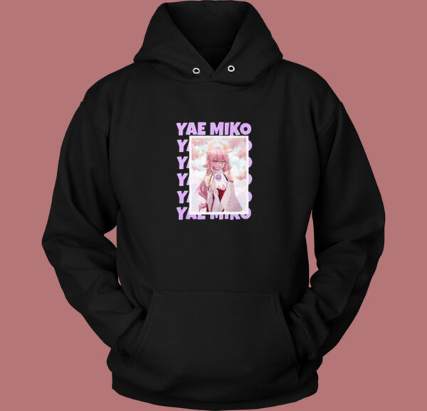 Yae Miko Meme Hoodie Style