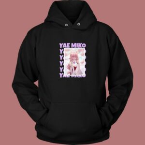 Yae Miko Meme Hoodie Style