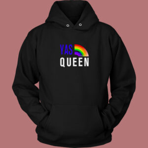 Yes Queen Gay Pride Flag Hoodie Style