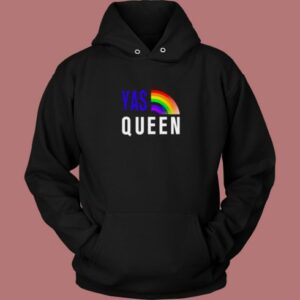 Yes Queen Gay Pride Flag Hoodie Style