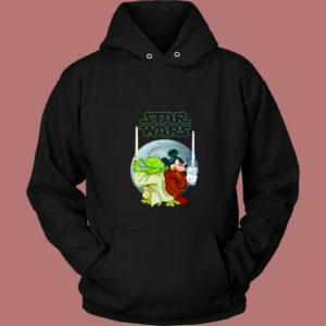 Yoda And Mickey Mouse Sw Christmas 80s Hoodie