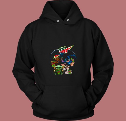 Yoda Baby Groot And Toothless Stitch Gizmo 80s Hoodie Yoda Baby Groot And Toothless Stitch Gizmo 80s Hoodie