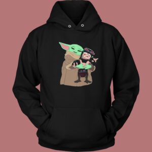 Yoda Grogu Hugs Hoodie Style