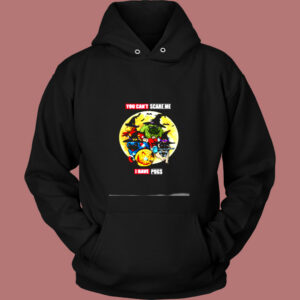 You Can’t Scare Me I Have Pugs Avengers Halloween Vintage Hoodie