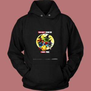 You Can’t Scare Me I Have Pugs Avengers Halloween Vintage Hoodie