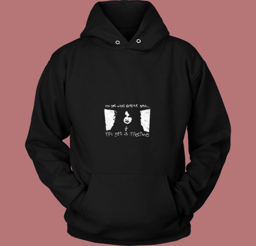 You Get A Lifetime Death Sandman 80s Hoodie You Get A Lifetime Death Sandman 80s Hoodie