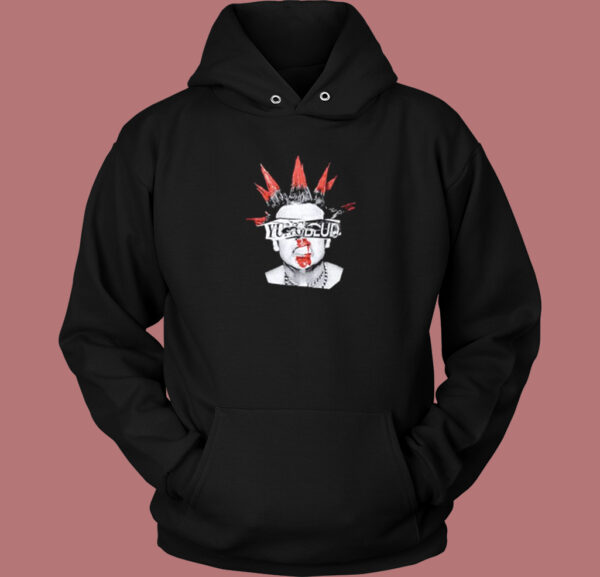 Yungblud Strawberry Lipstick Hoodie Style