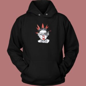 Yungblud Strawberry Lipstick Hoodie Style