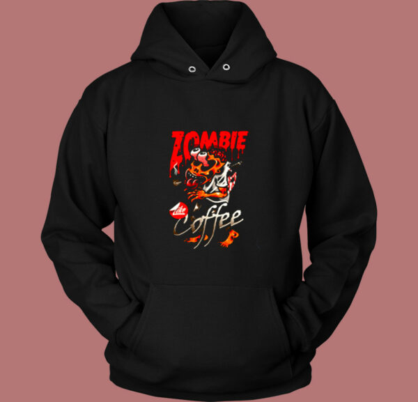 Zombie Coffee Vintage Hoodie