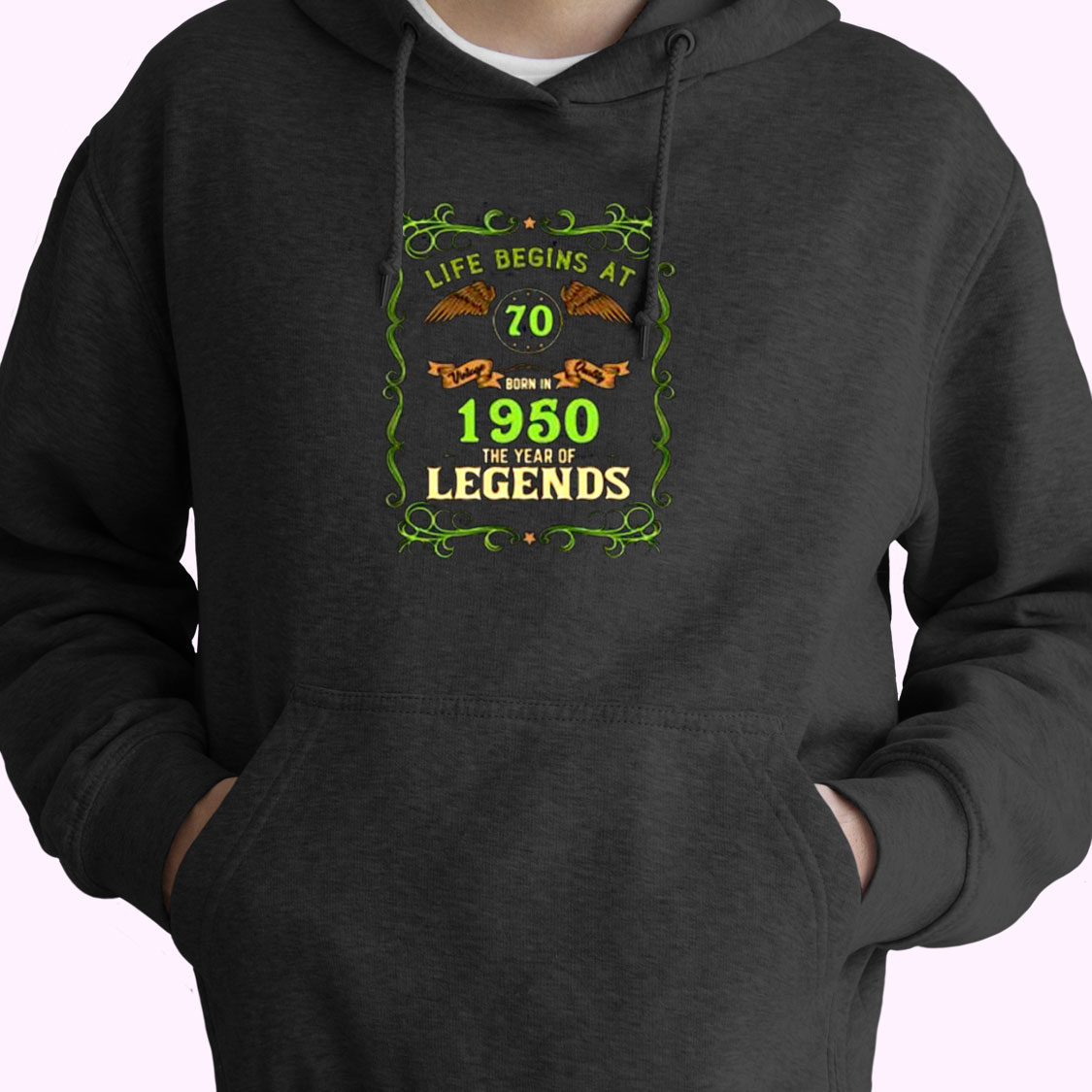 1950 Year Of The Legends Life Begins At 70 Essential Hoodie 1950 Year Of The Legends Life Begins At 70 Essential Hoodie