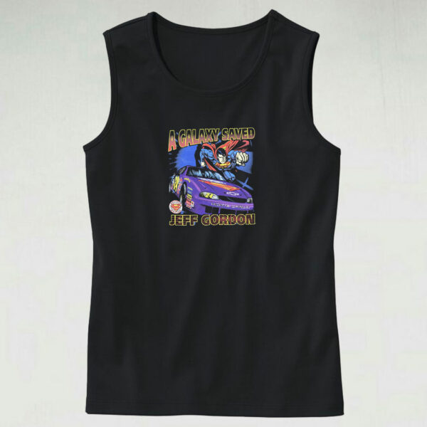 1999 Jeff Gordon Superman Nascar Dc Comics Tank Top Design