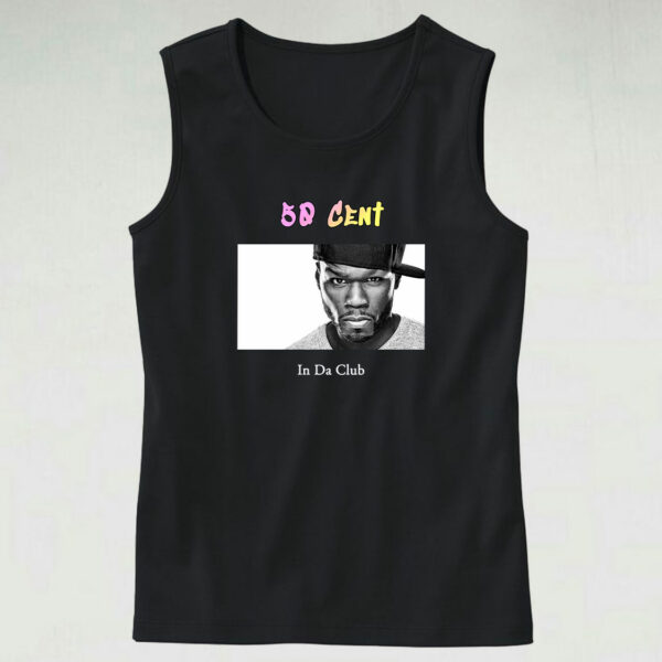 50 Cent In Da Club Hip Hop Tank Top