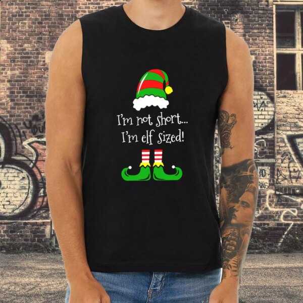 Aesthetic Tank Top I’m Not Short I’m ELF Sized X Mas Gifts