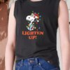 Aesthetic Tank Top Snoopy Christmas Lighten Up X Mas Gifts