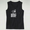 Allergic To Broke Graphic Tank Top