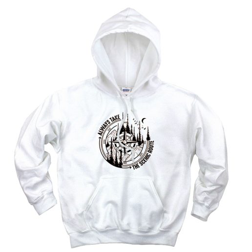Always Take The Scenic Route Camping Travel Cute Hoodie Always Take The Scenic Route Camping Travel Cute Hoodie