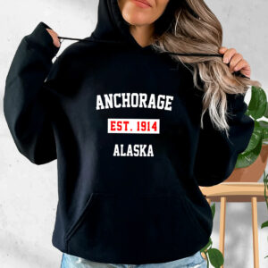 Anchorage Est 1914 Alaska Vintage Hoodie