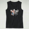 Angel Kissing Stitch Nightmare Before Christmas Graphic Tank Top