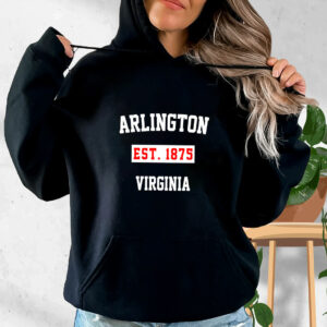 Arlington Est 1875 Virginia Vintage Hoodie