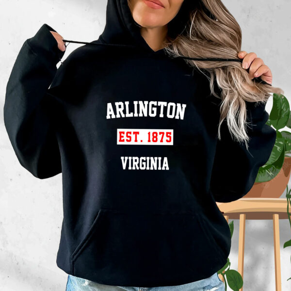 Arlington Est 1875 Virginia Vintage Hoodie