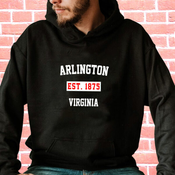 Arlington Est 1875 Virginia Vintage Hoodie