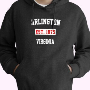 Arlington Est 1875 Virginia Vintage Hoodie 4