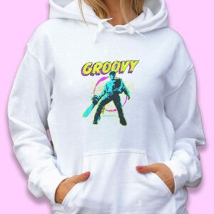Army Of Darkness Groovy Horror Trendy Hoodie