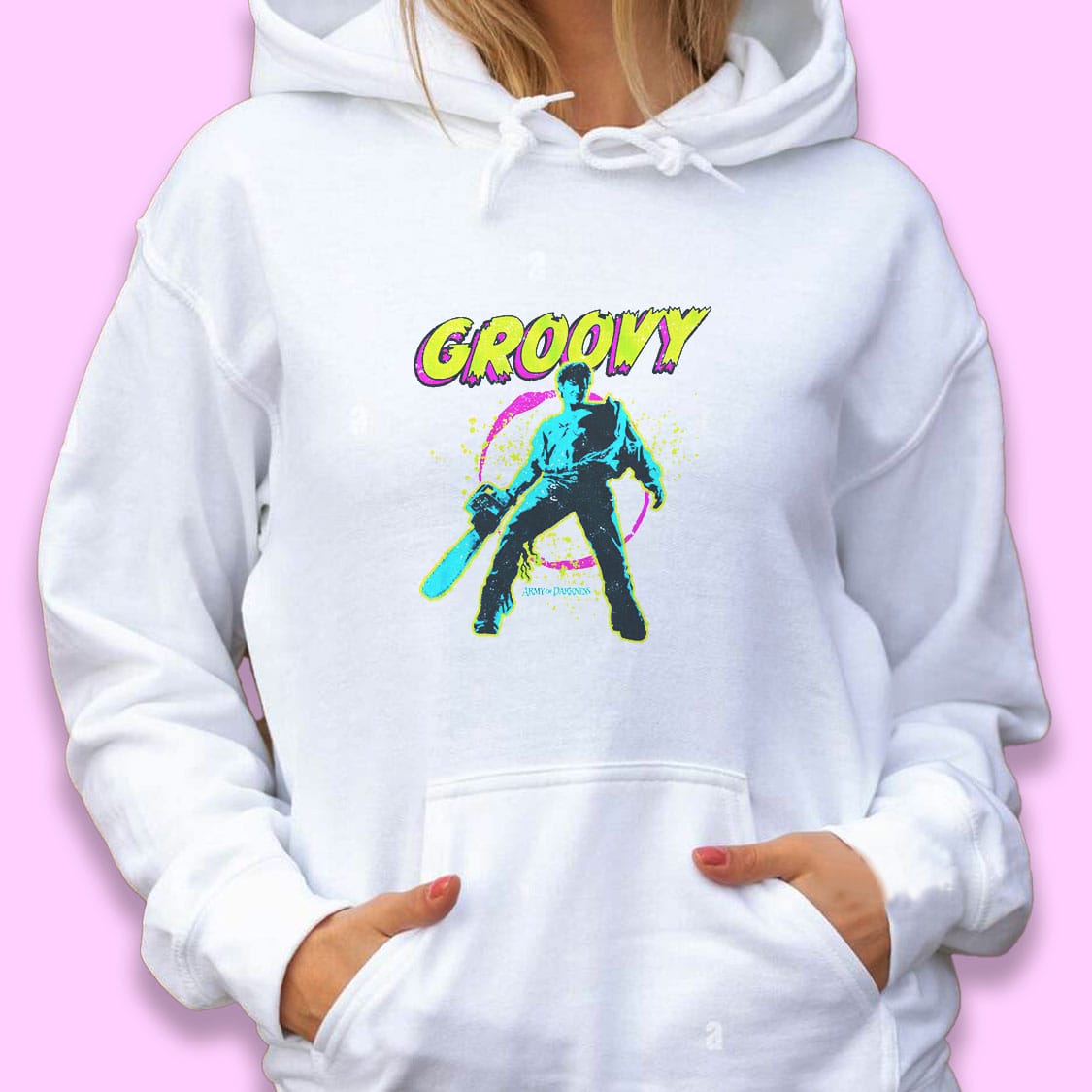 Army Of Darkness Groovy Horror Trendy Hoodie Army Of Darkness Groovy Horror Trendy Hoodie