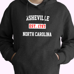 Asheville Est 1797 North Carolina Vintage Hoodie