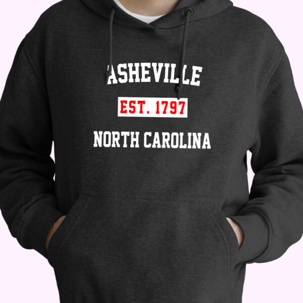 Asheville Est 1797 North Carolina Vintage Hoodie